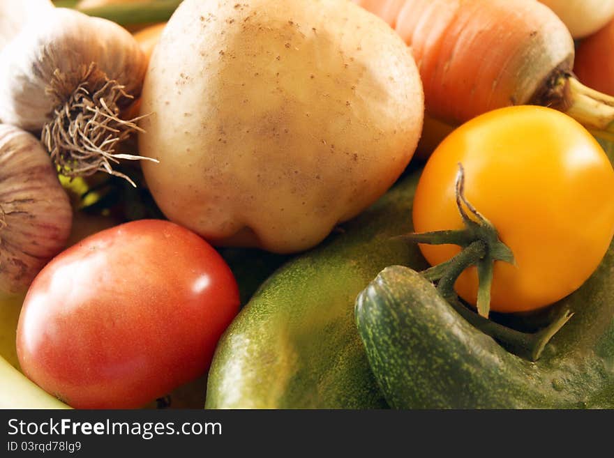 Group of different  vegetables