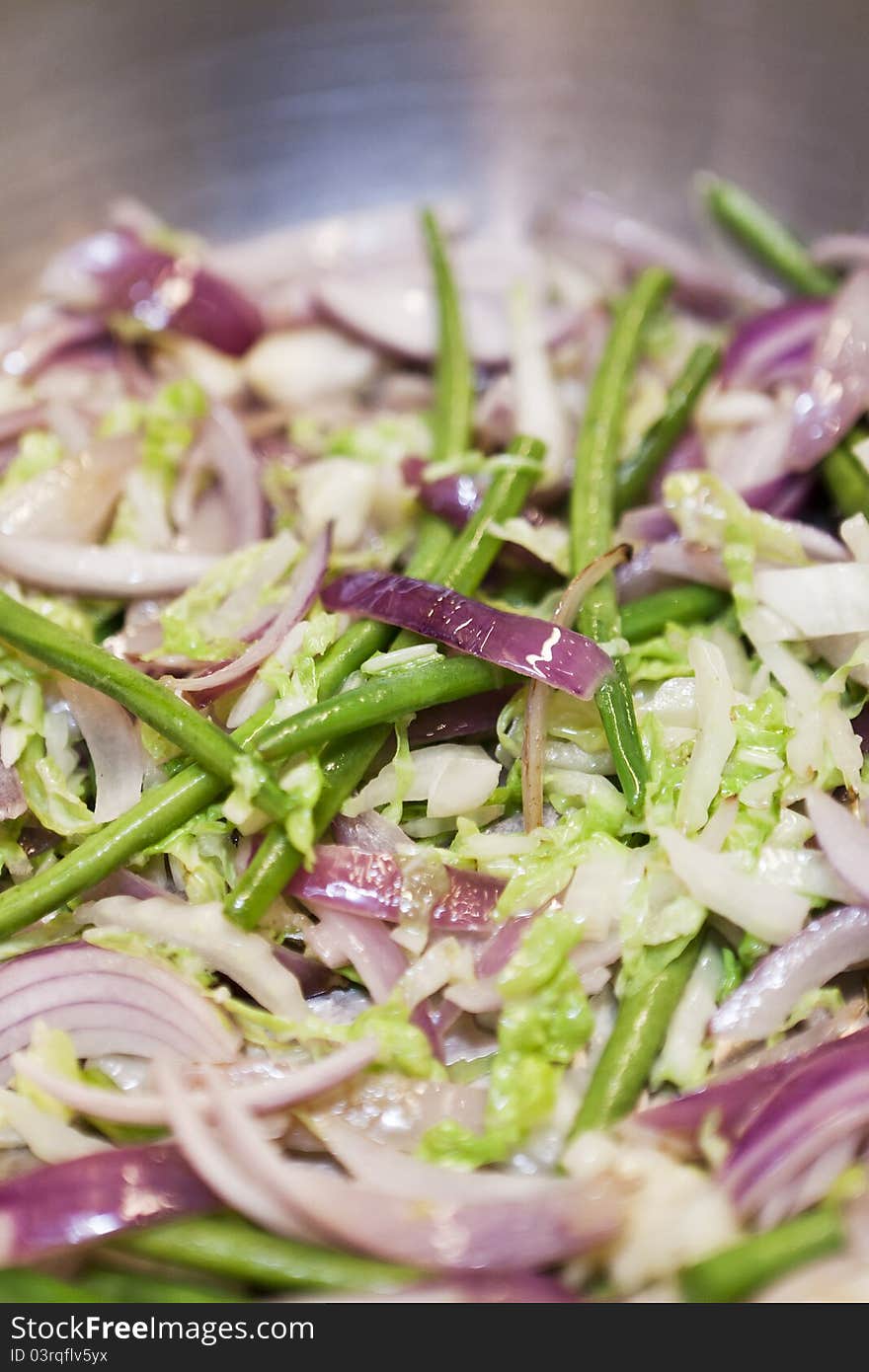 Close up of a Green Salad