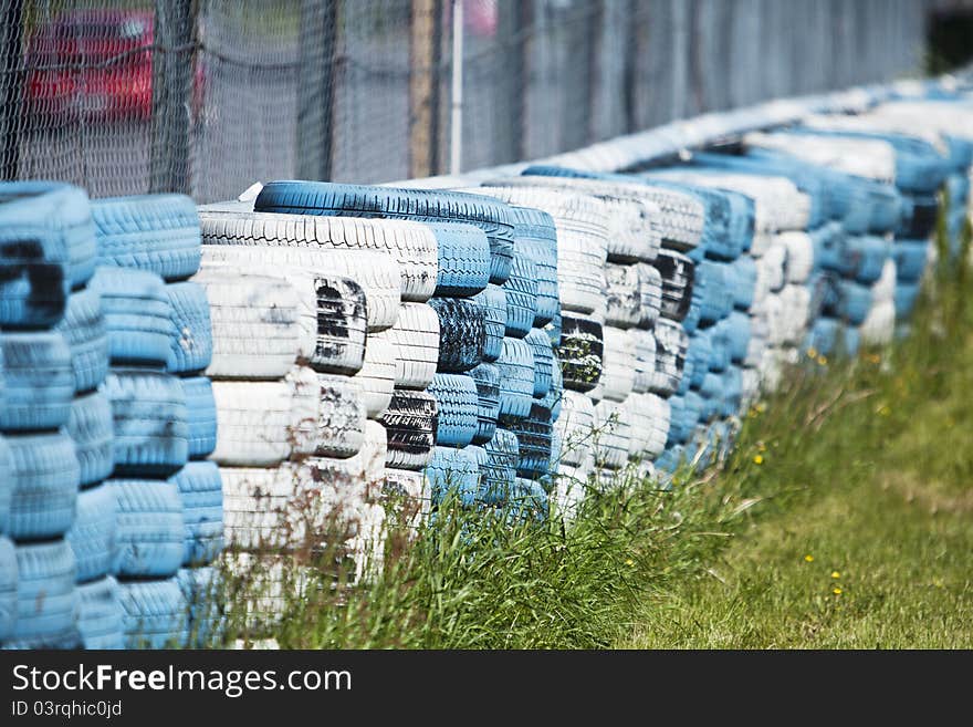 Tires As A Fence