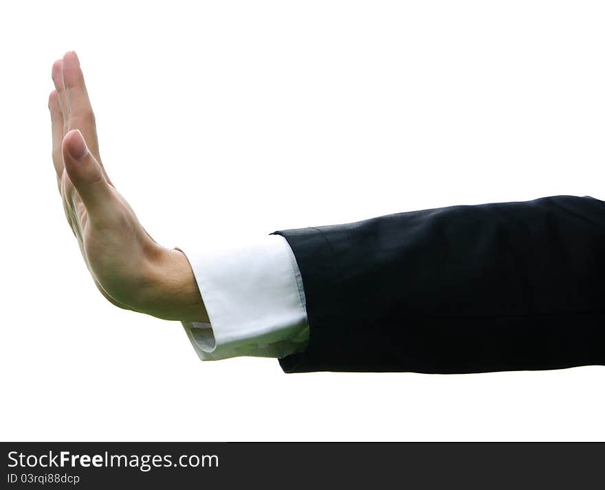 Business arm concept hand