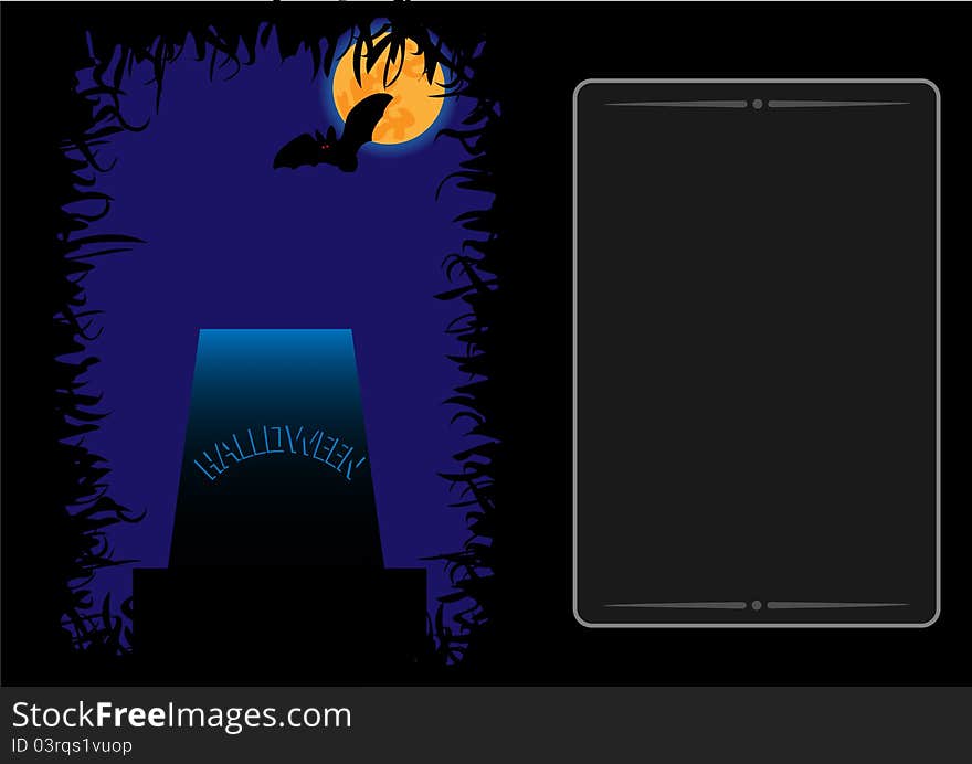 Halloween background with area for your text.