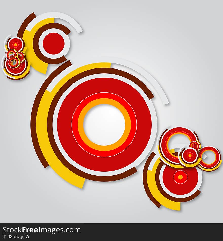 Abstract Ring Vector Background