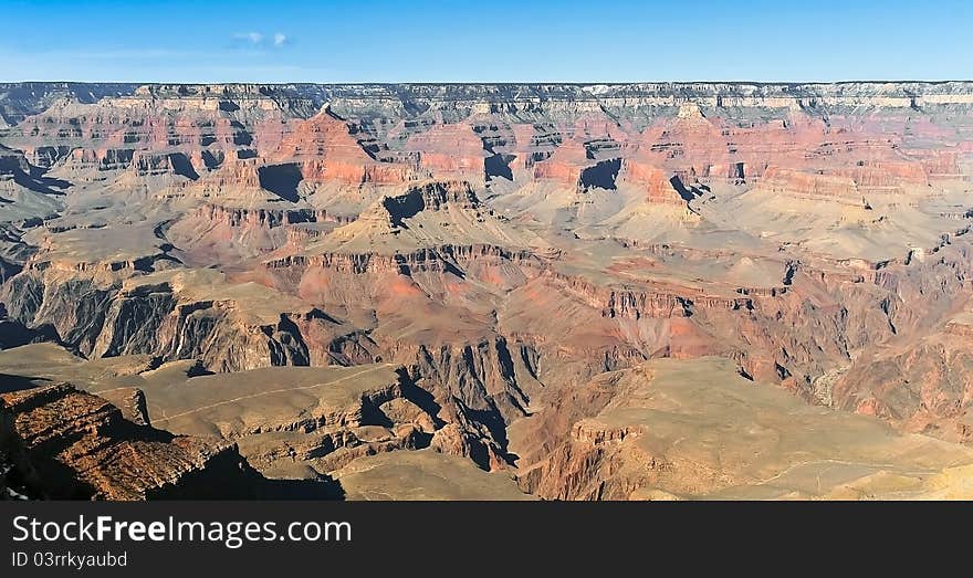 Beautiful landscape of Grand canyon panorama