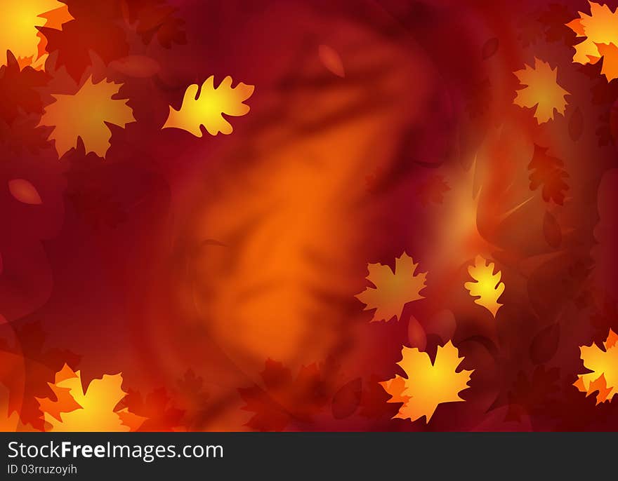 Abstract autumn design