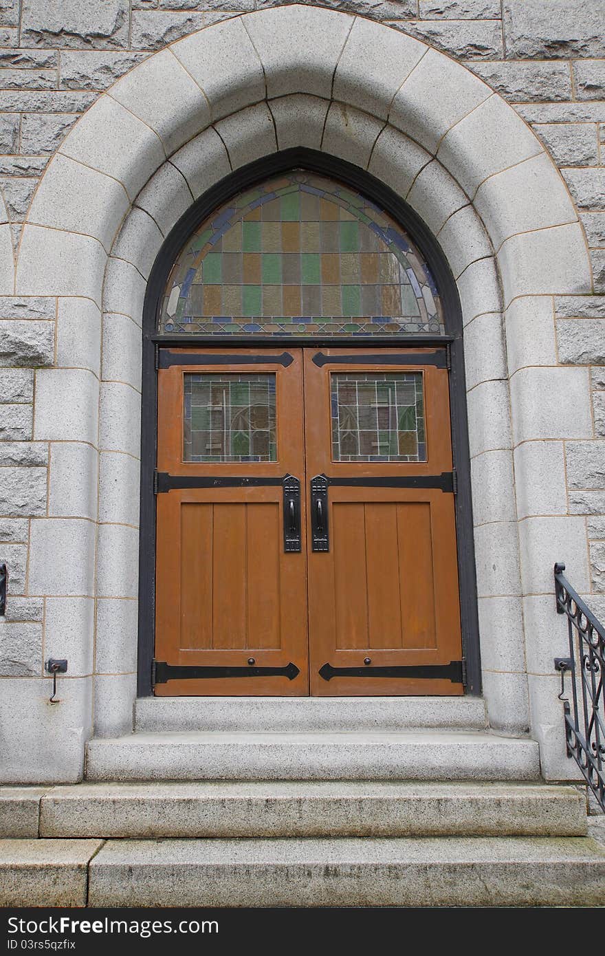 Old Historic Church Doors