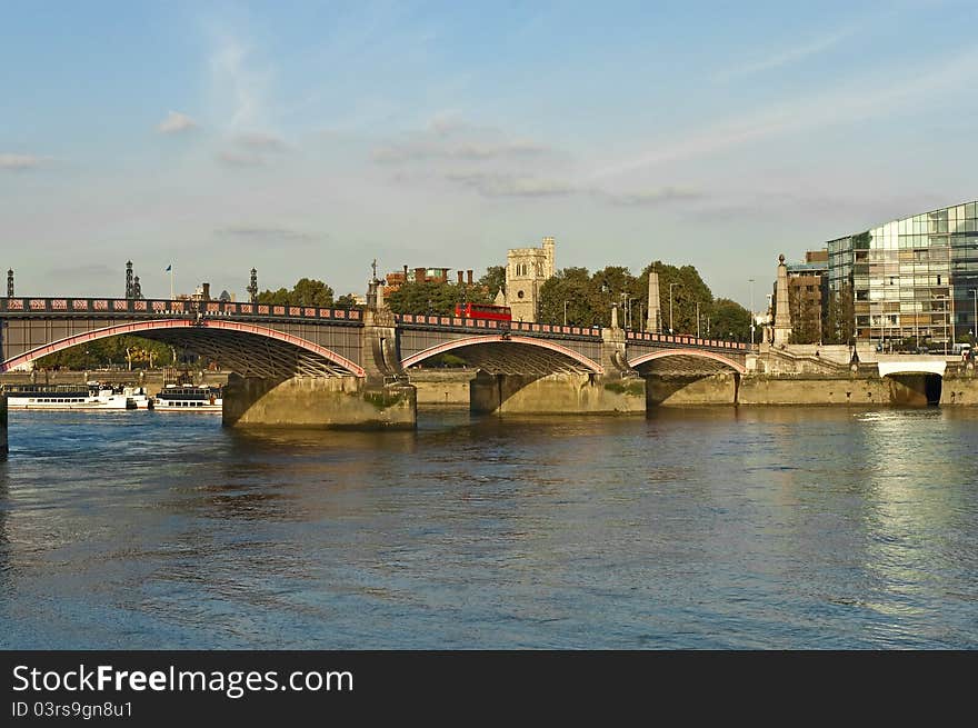 Lambeth Bridge at London