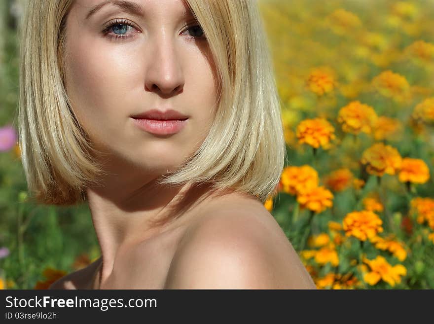 Portrait of a young woman