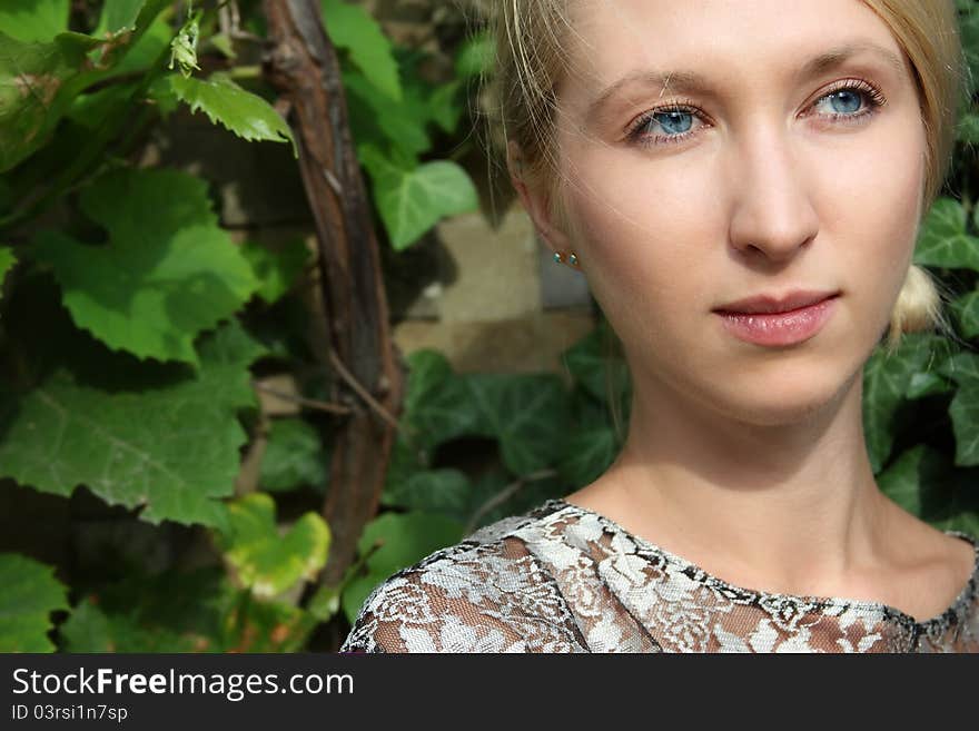 Portrait of a young woman