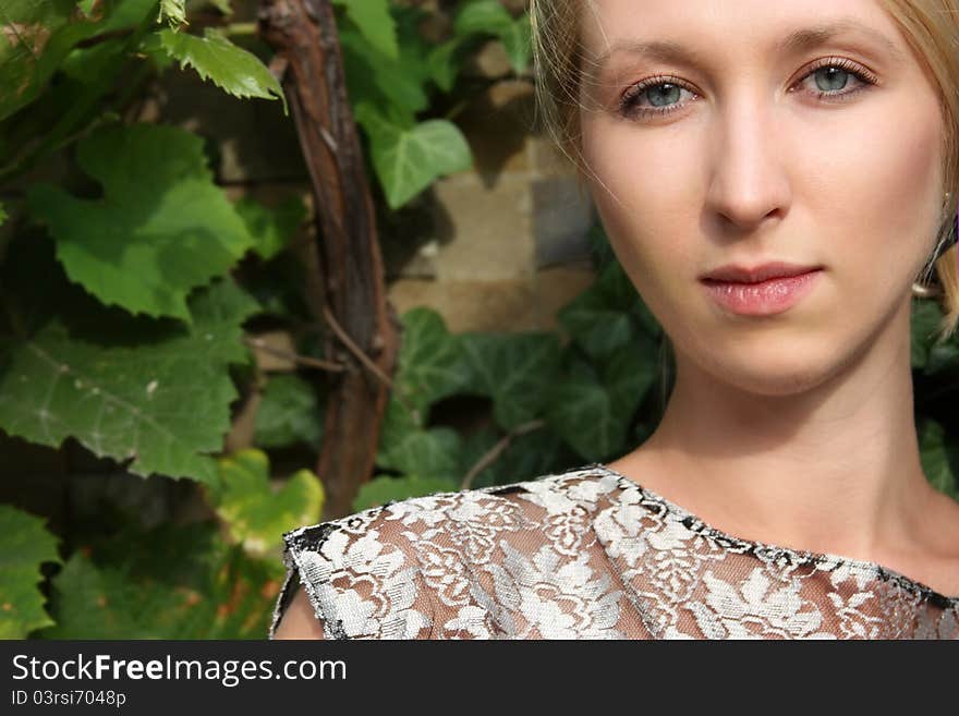 Portrait of a young woman