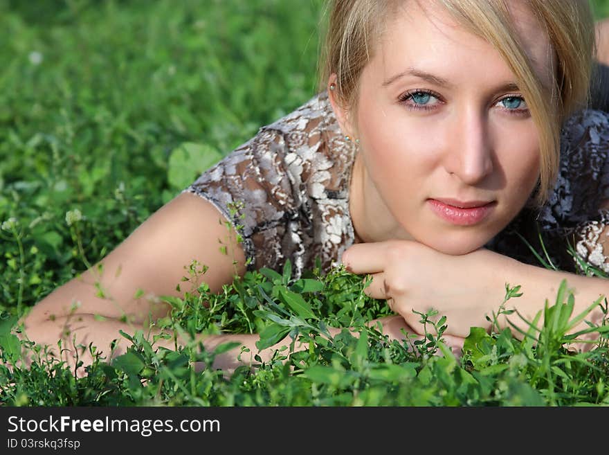 Portrait of a young woman