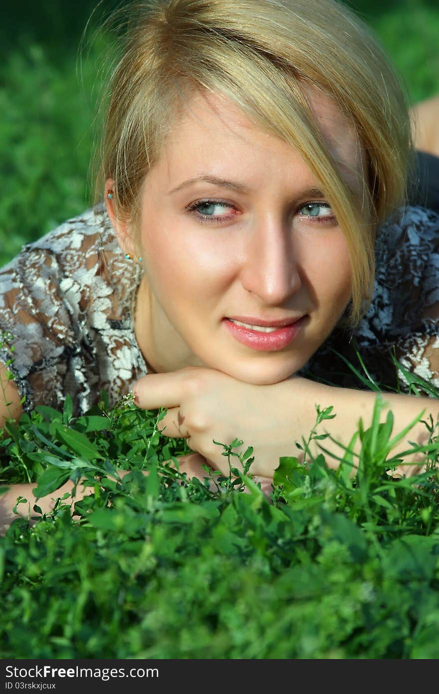 Portrait of a young woman