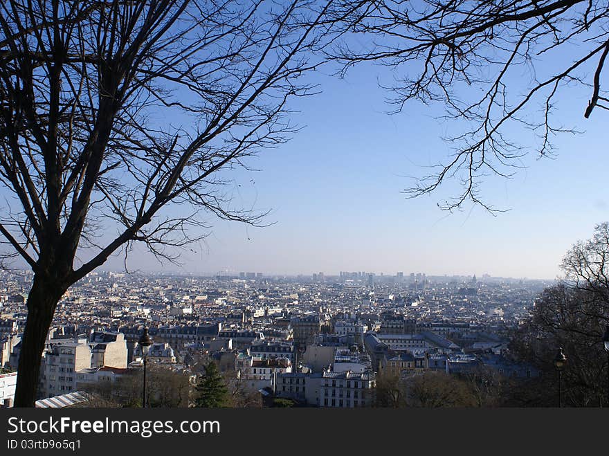 View of Paris from the Sacre Coeur