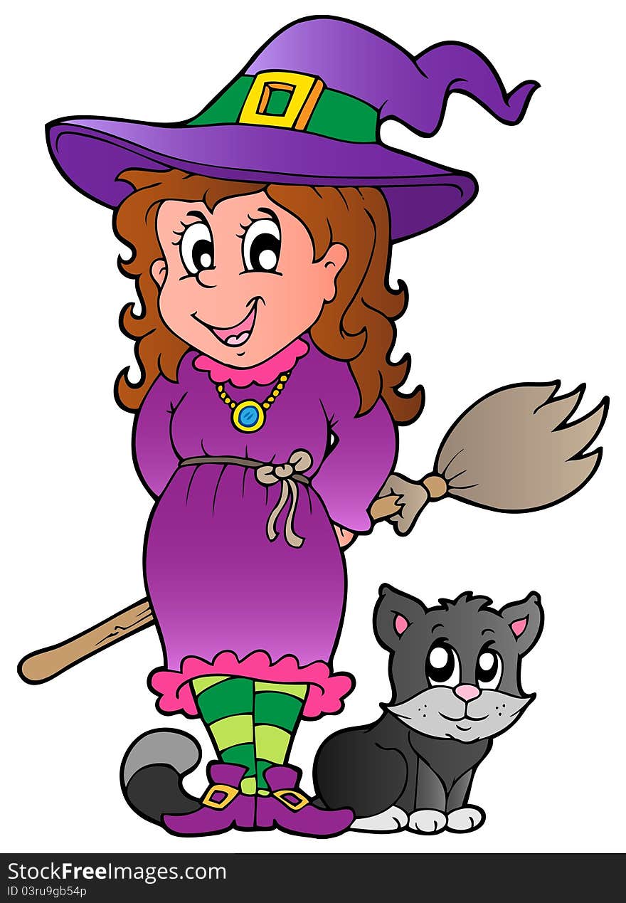 Halloween character image 1 - vector illustration.