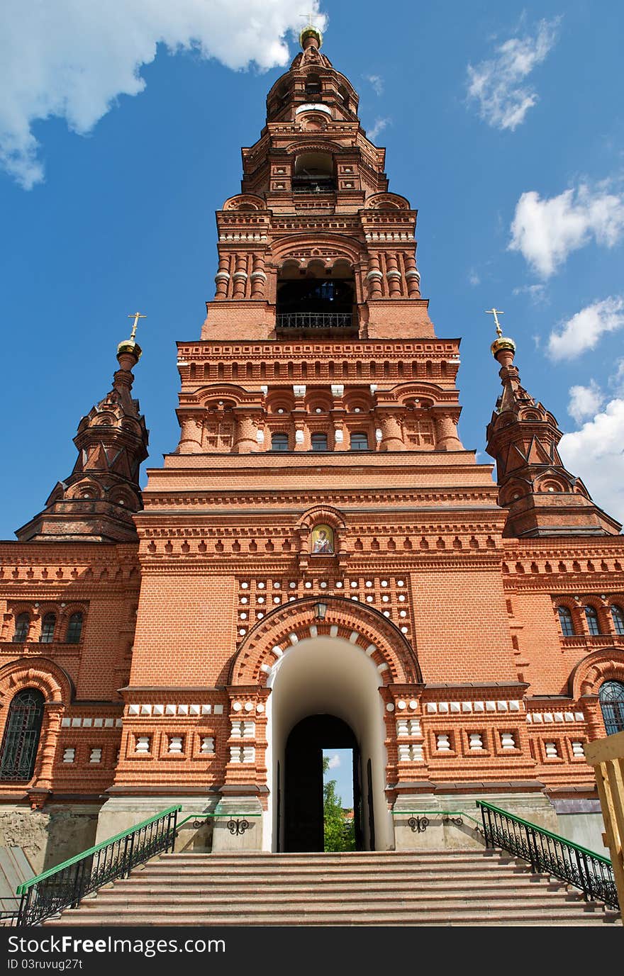 The Chernigovsky Skit Belfry in Sergiev Posad city, Russia. The Chernigovsky Skit Belfry in Sergiev Posad city, Russia