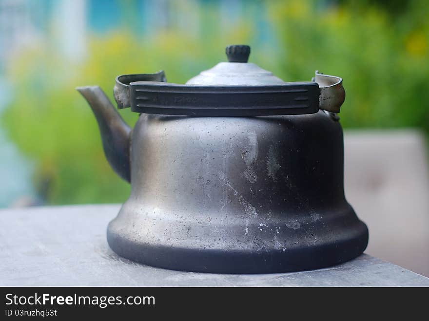 Antique Black Kettle