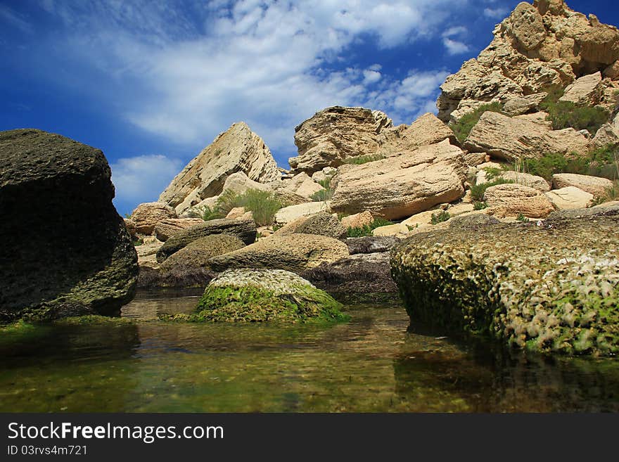 Stones on the water