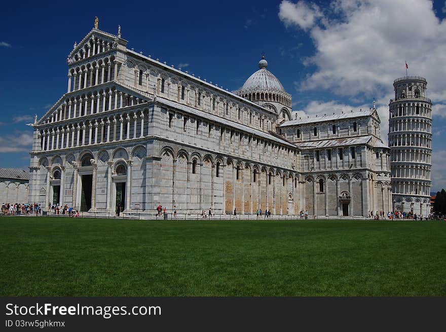 The Piazza dei Miracoli, Pisa, Tuscany, Italy