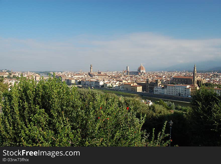 A view of Florence, Tuscany, Italy