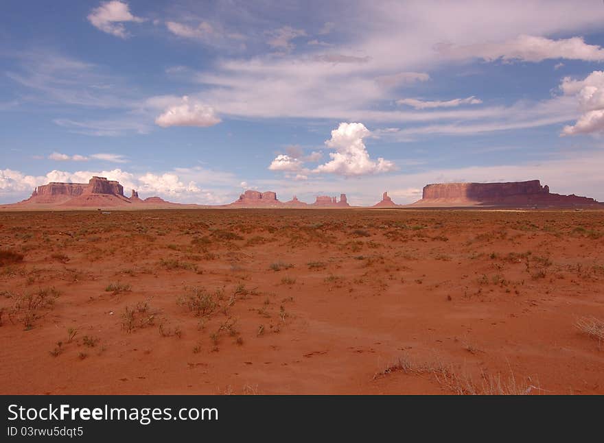 Monument Valley In The Distance