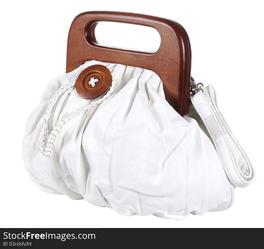 White woman bag