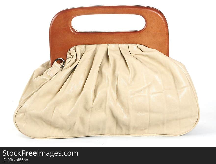 White woman bag