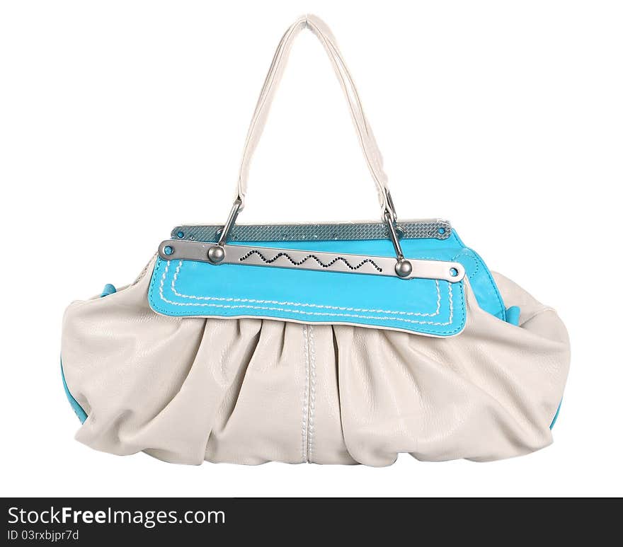 White woman bag