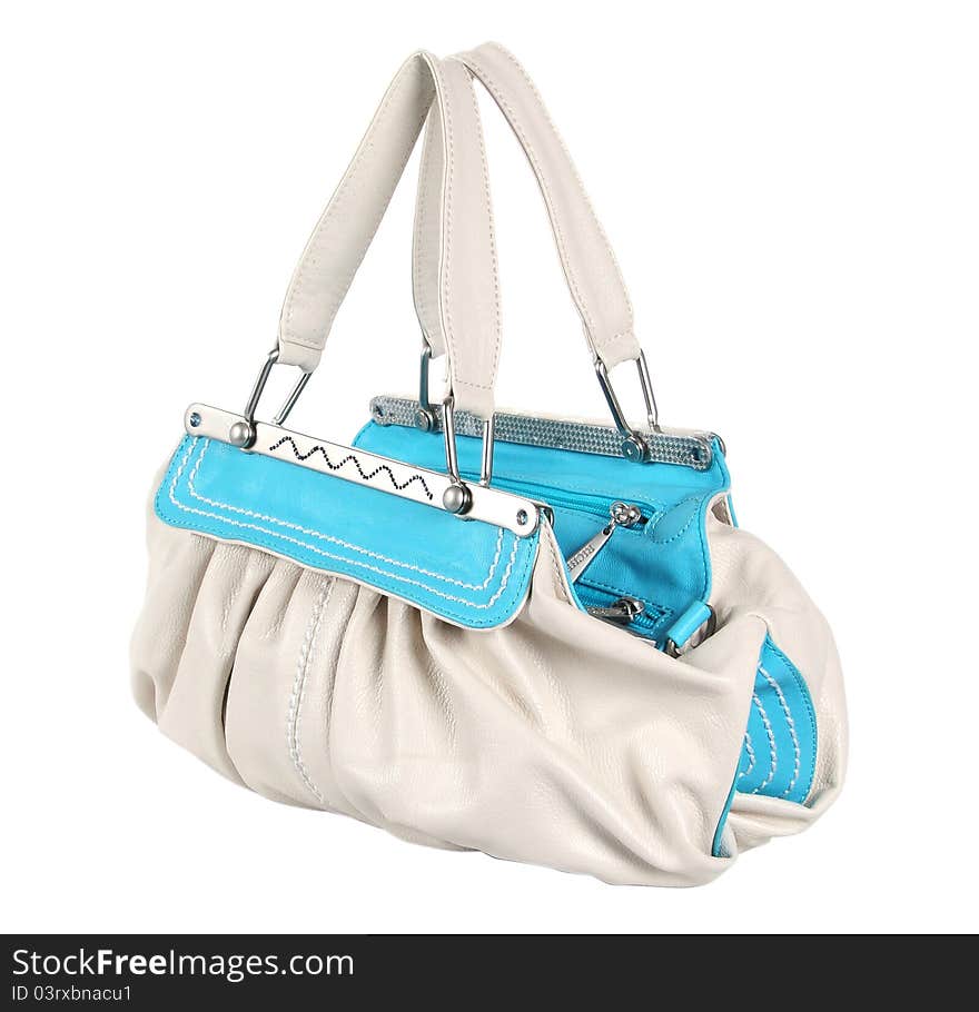 White woman bag