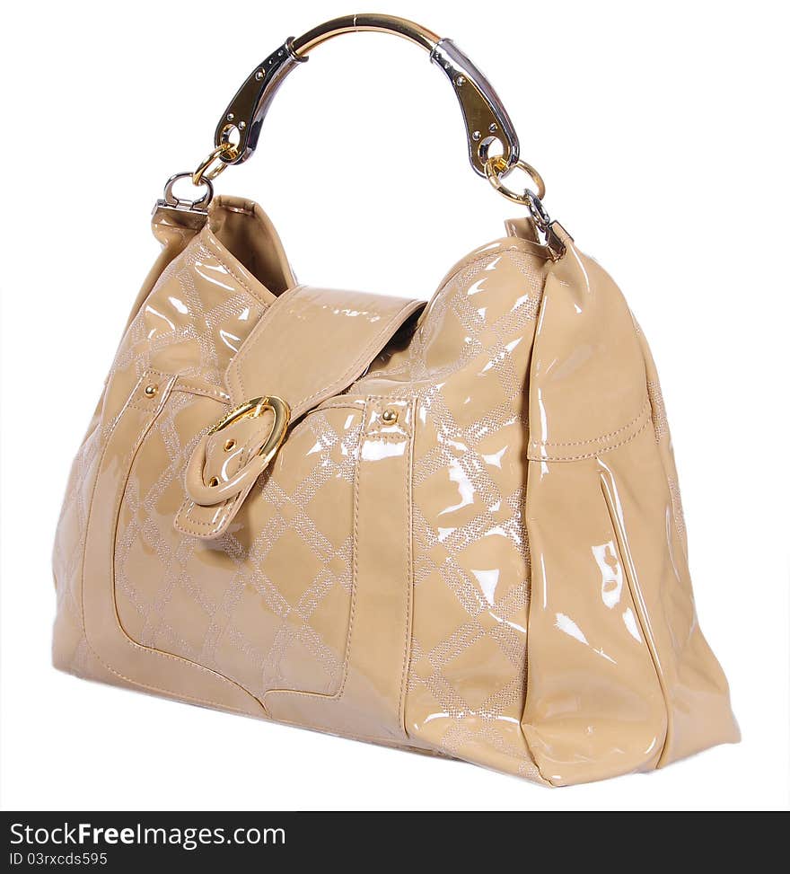 Gold woman bag