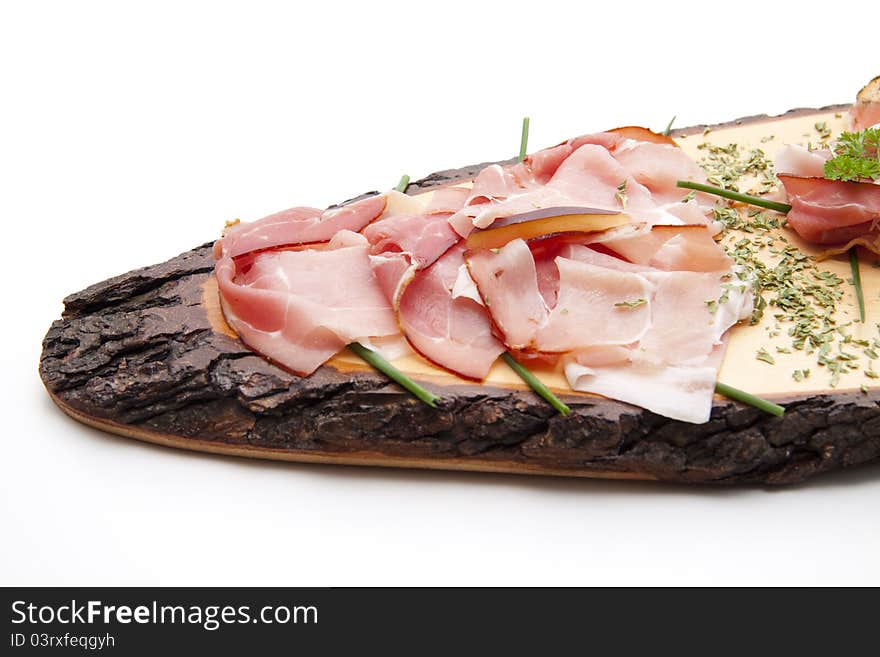 Ham with herbs