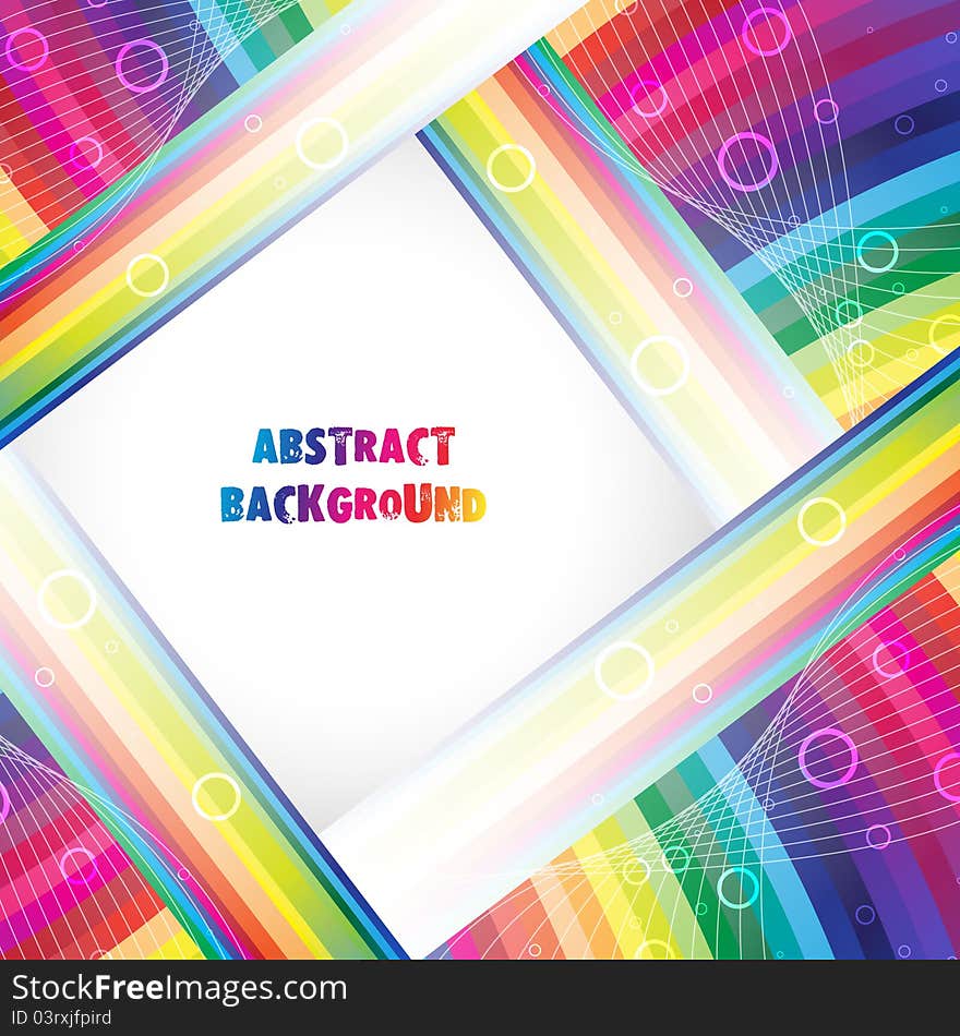 Abstract Rainbow Background