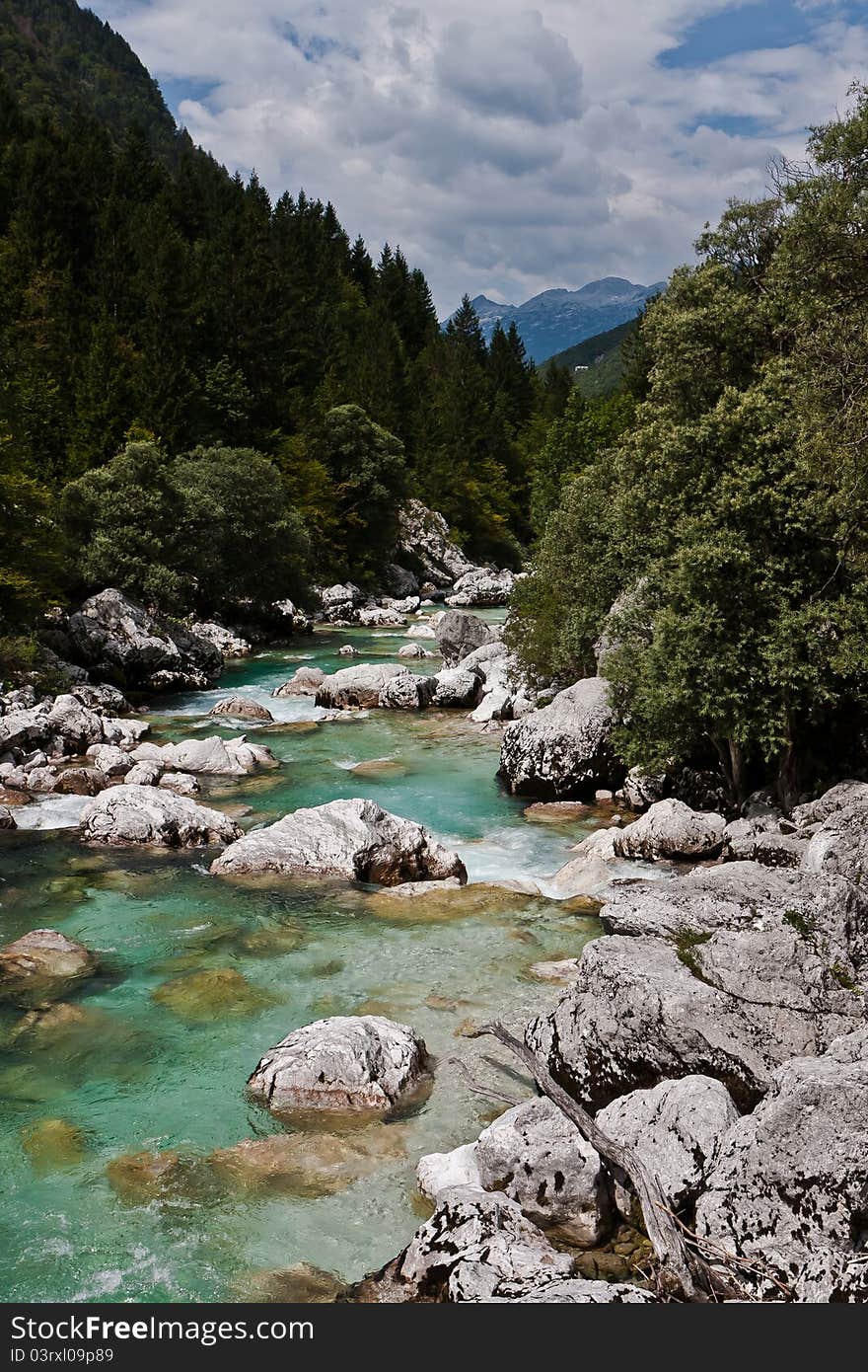 Soca is a mountain river in Slovenia which now offers multiple opportunities for hiking, river sports etc. In the time of First World War there was a front throughout the whole valley of Soca river. Hemingway describes some of this area in Farewell to Arms.