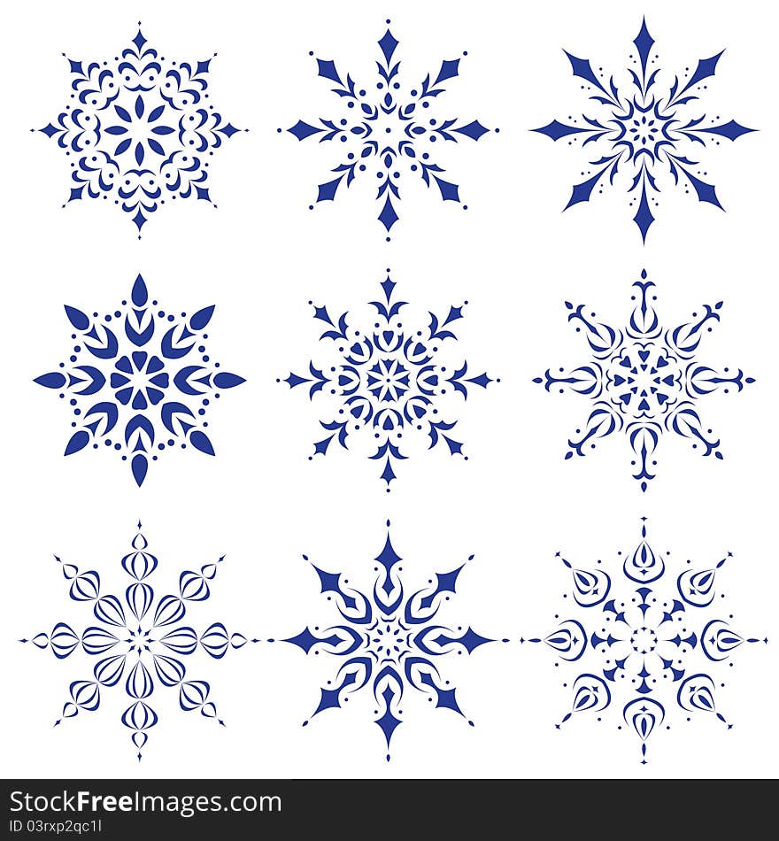 Snowflakes collection