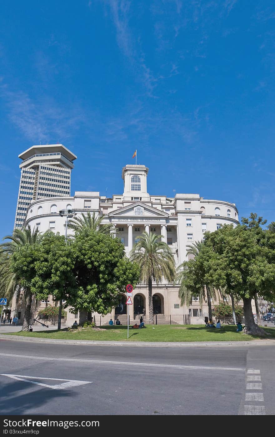 Delagacio De Defensa Building At Barcelona, Spain