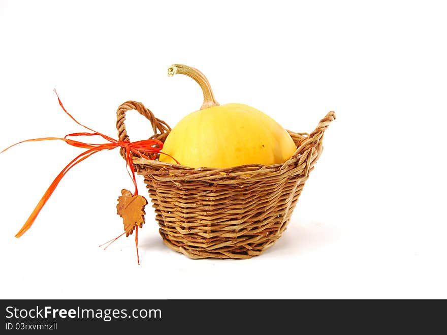 Pumkin In A Basket