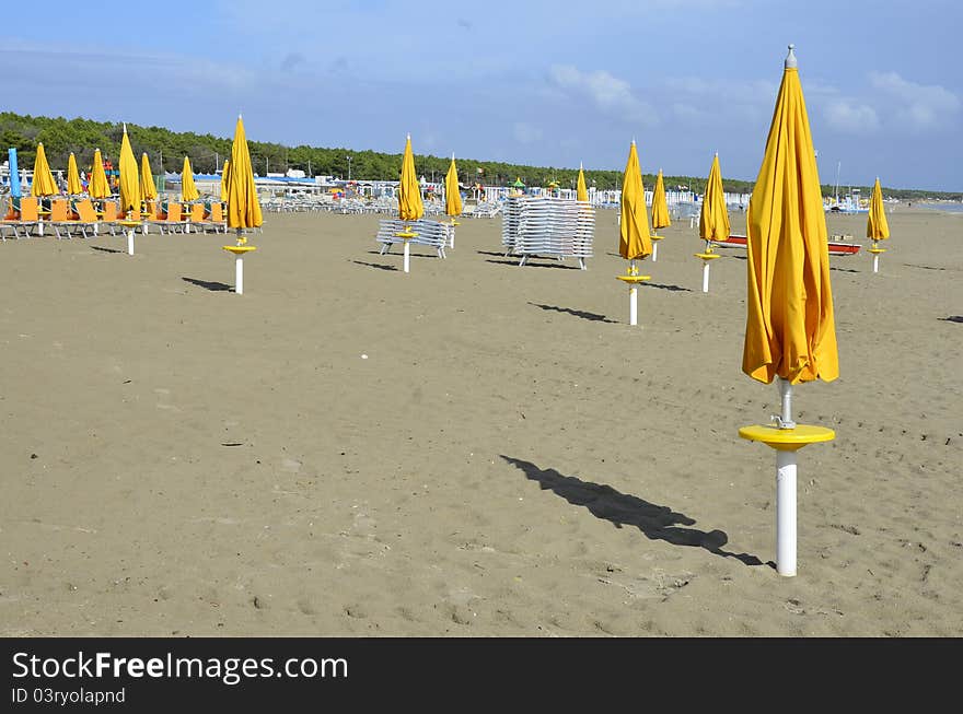 Yellow beach