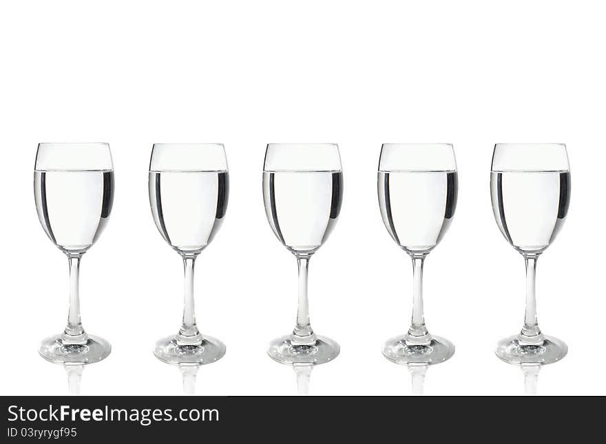 Very attractive glasses on white background.