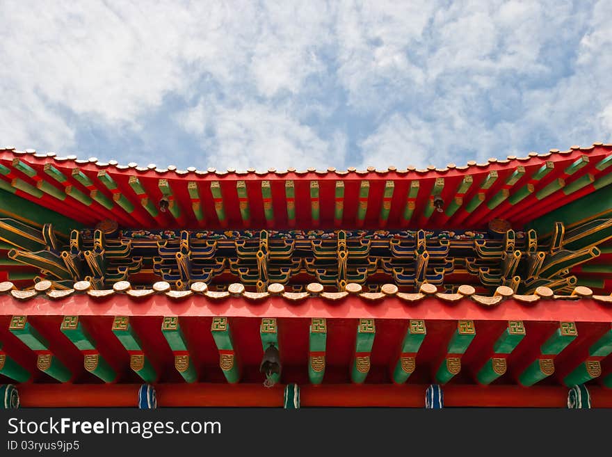 Chinese Temple In Thailand