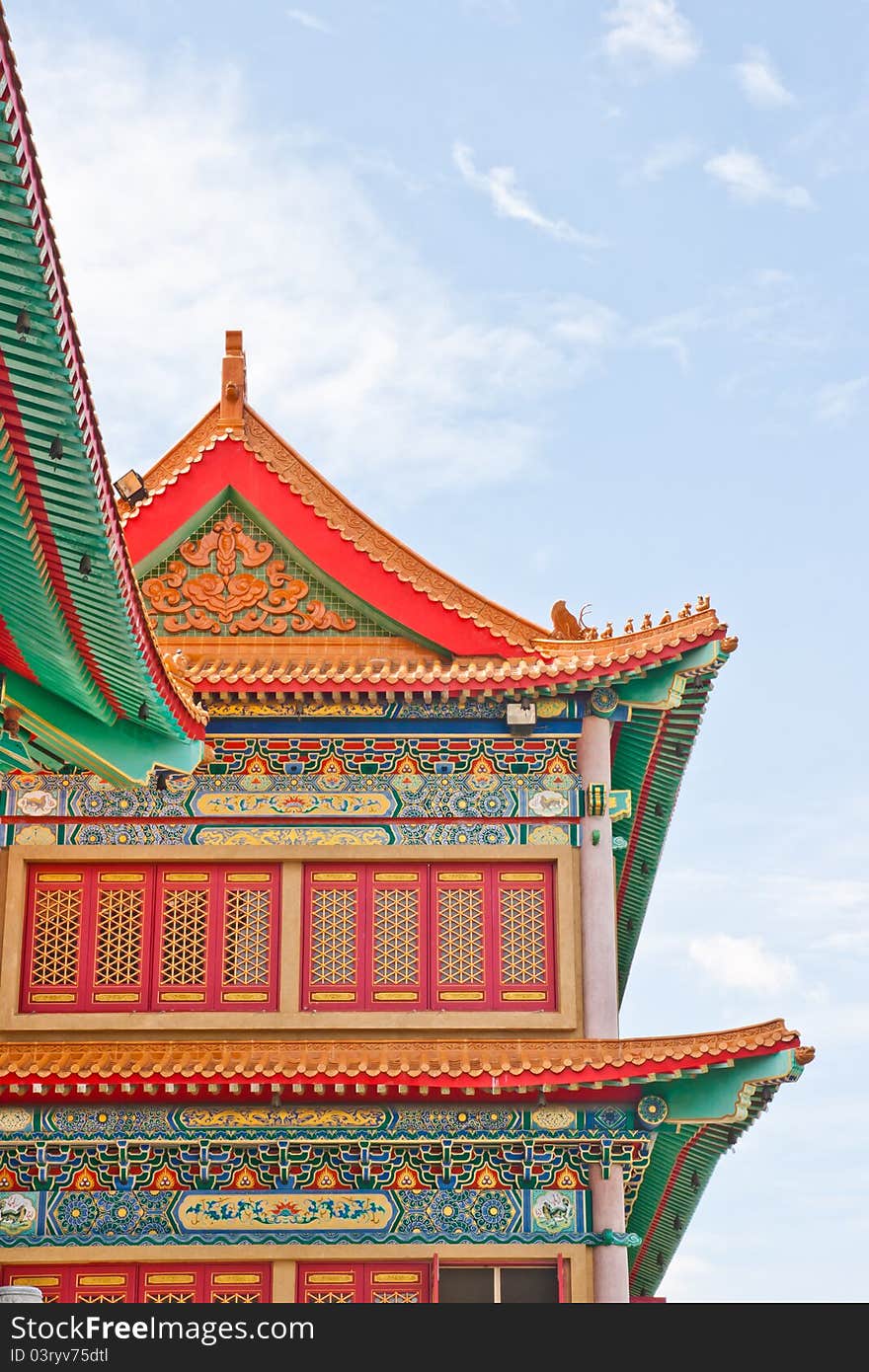 Chinese temple in Thailand