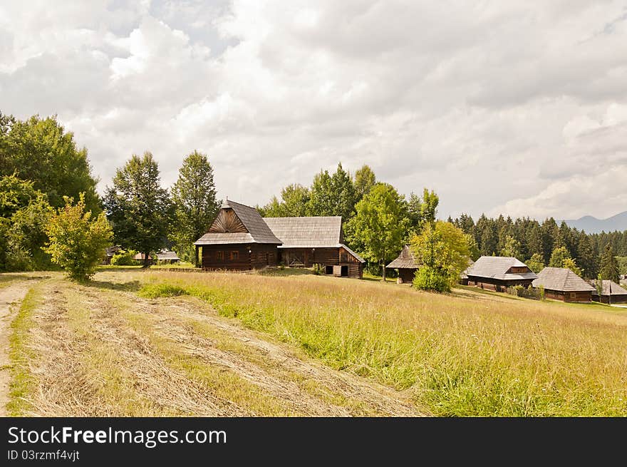 Traditional slovak village