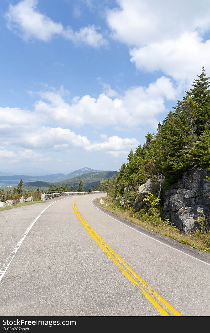 The single vehicular road leading up to the Whiteface Mountain Summit. The single vehicular road leading up to the Whiteface Mountain Summit.