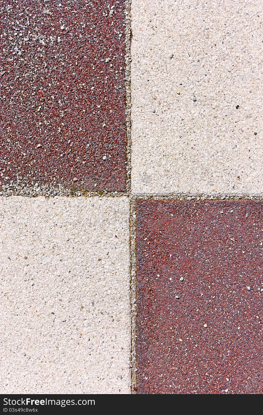 Stone tile surface of walk way, background