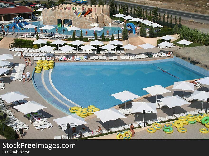 Aqua Land in Nesebar, Bulgaria. Aqua Land in Nesebar, Bulgaria