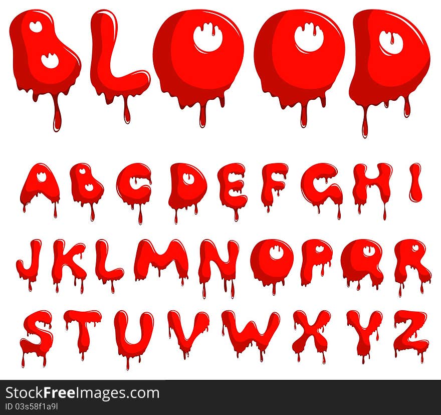 Blood alphabet