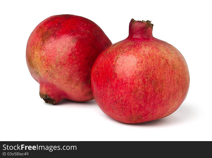 Two pomegranates