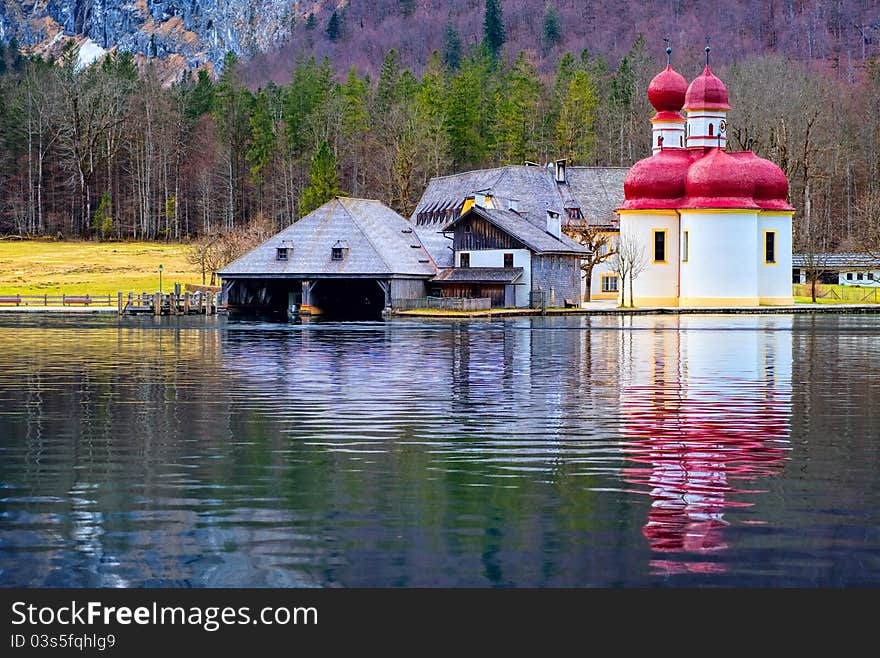 Sankt Bartholoma on Konigsee