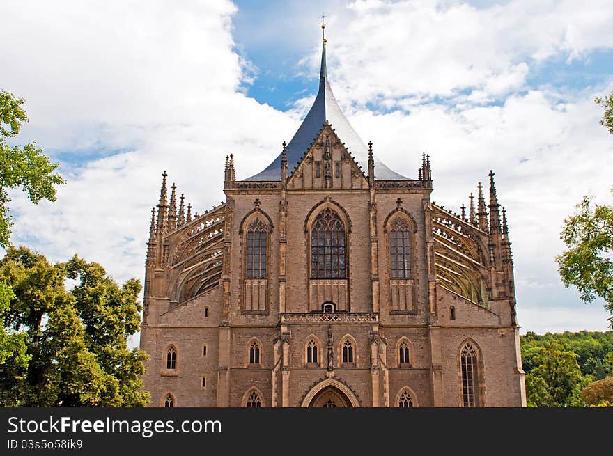 Cathedral In Kutna Hora