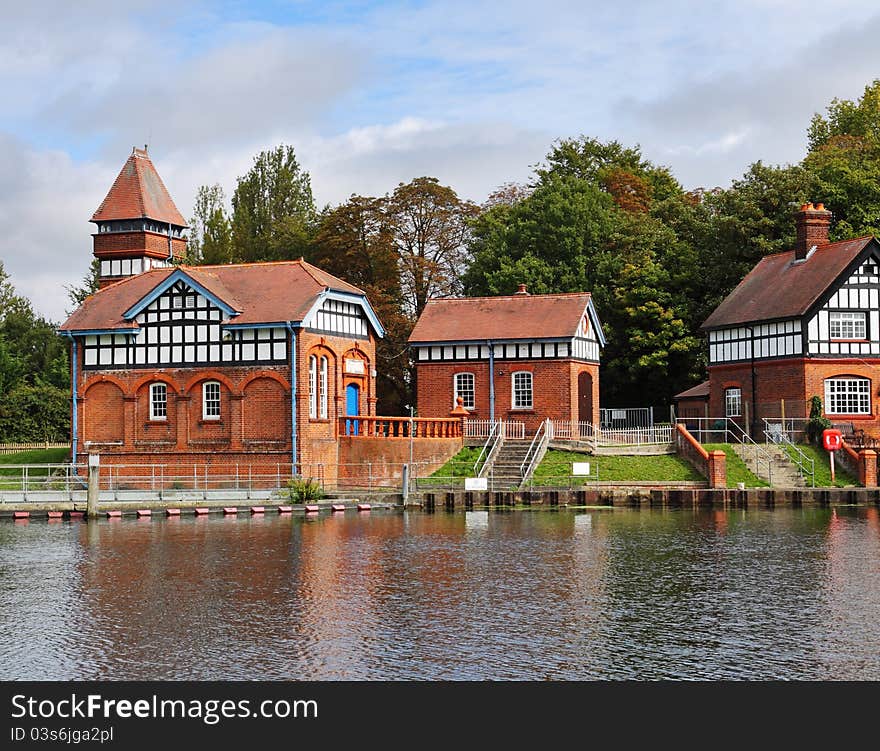 Water Treatment Works On The River Thames