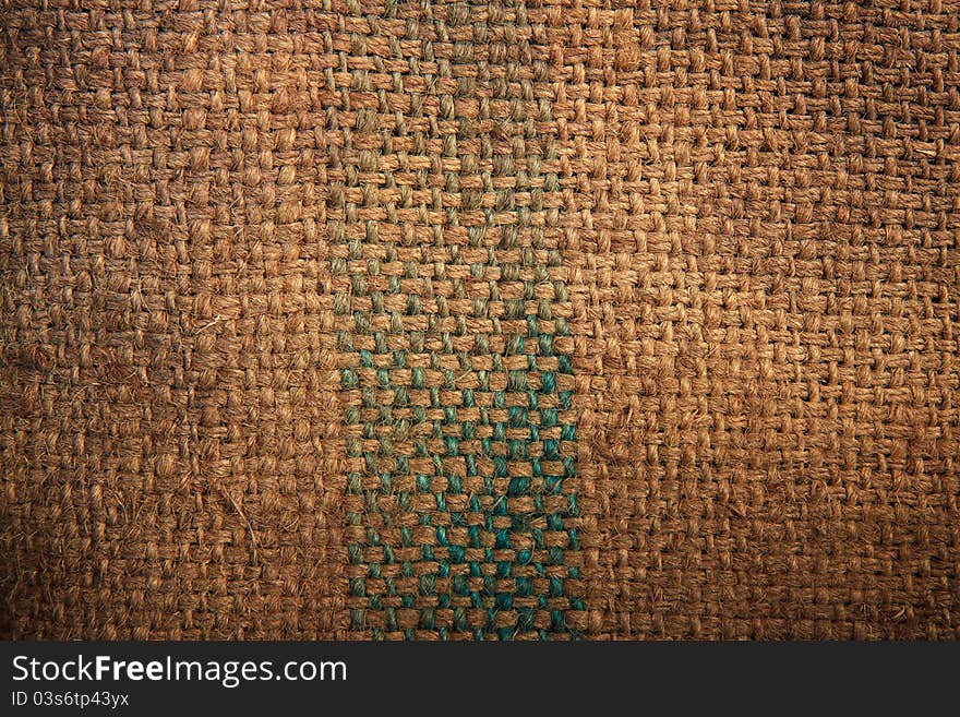 Background of Natural burlap hessian sacking