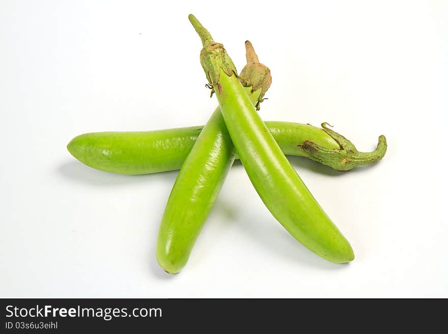 Green finger eggplant