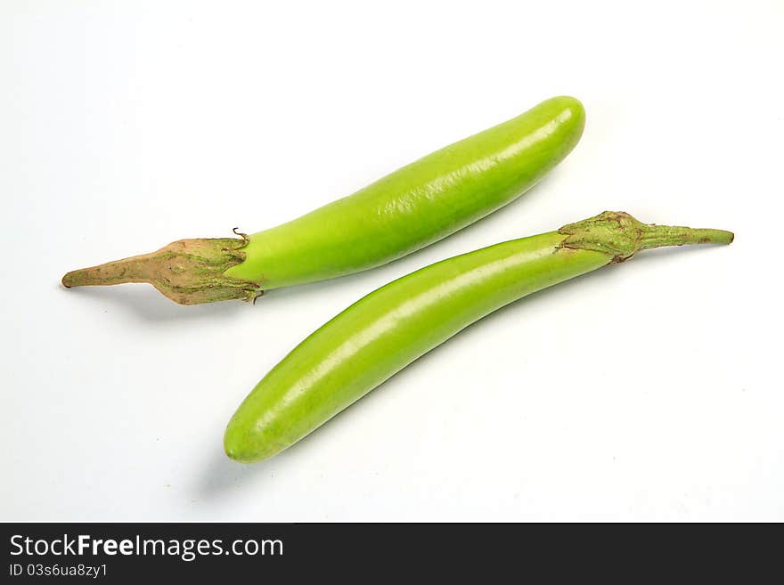 Green finger eggplant